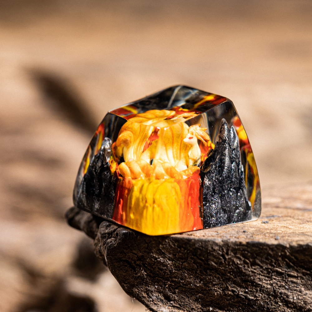 Pokemon - Arcanine Artisan Keycap Breakwooden 4