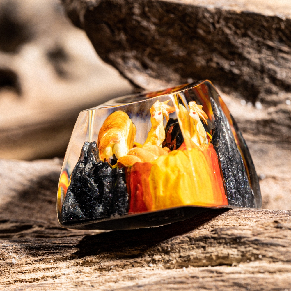 Pokemon - Arcanine Artisan Keycap Breakwooden 4