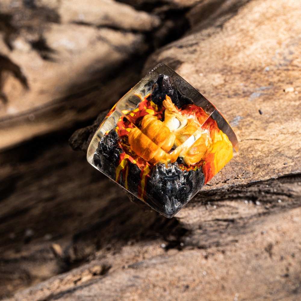 Pokemon - Arcanine Artisan Keycap Breakwooden 4