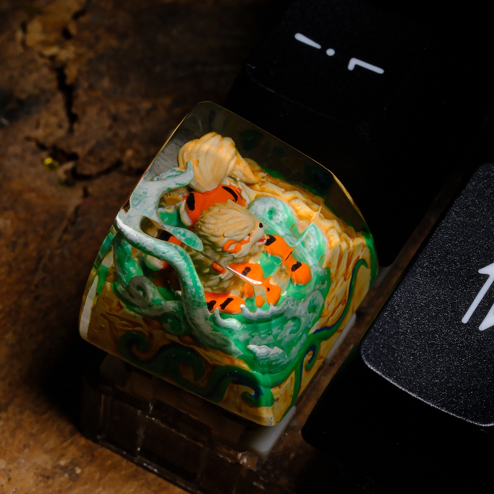 Pokemon - Arcanine Artisan Keycap Breakwooden 5