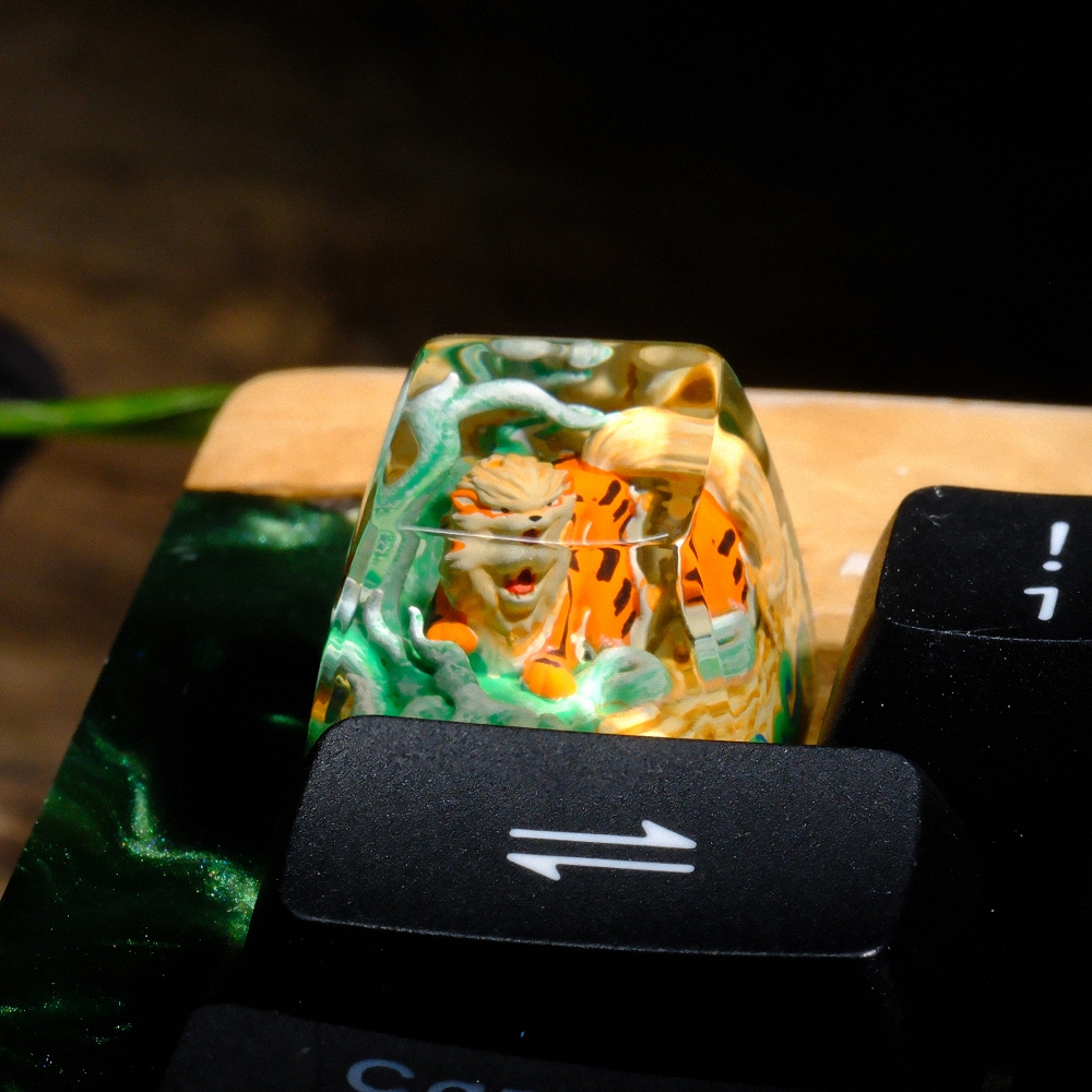 Pokemon - Arcanine Artisan Keycap Breakwooden 5