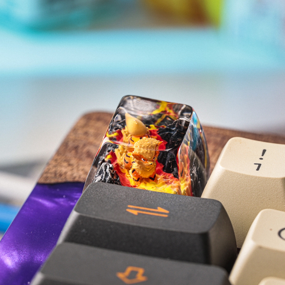 Pokemon - Arcanine Artisan Keycap Breakwooden 8