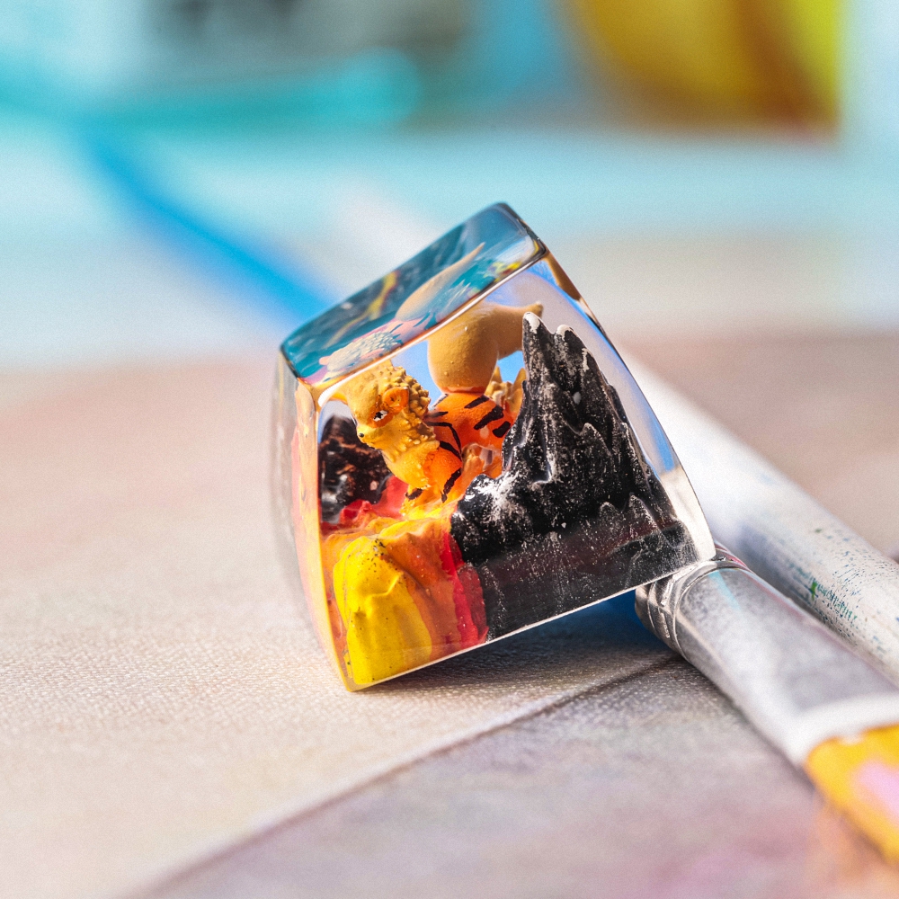 Pokemon - Arcanine Artisan Keycap Breakwooden 9