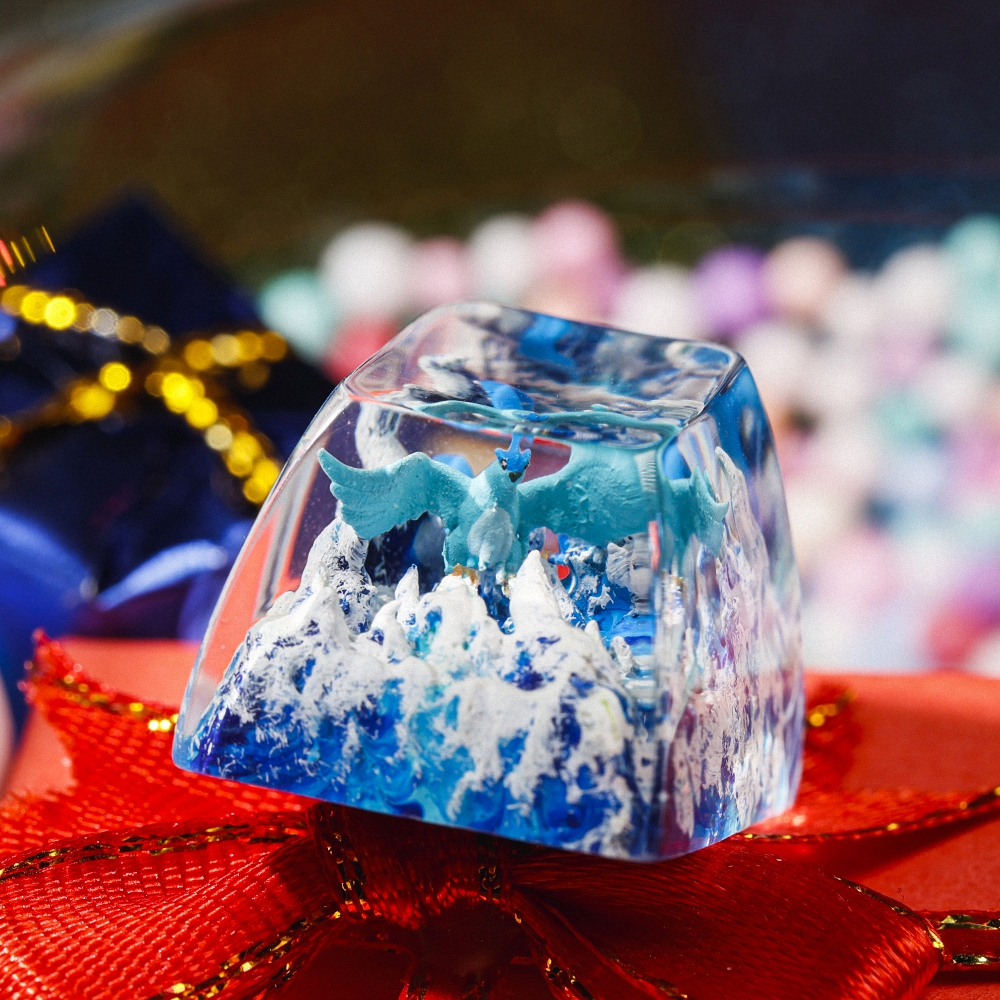 Pokemon - Articuno Artisan Keycap Breakwooden