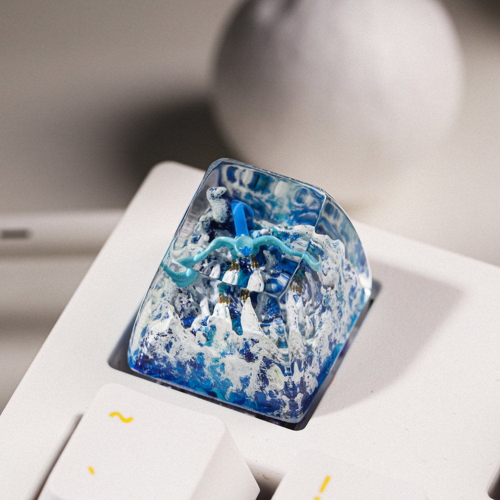 Pokemon - Articuno Artisan Keycap Breakwooden
