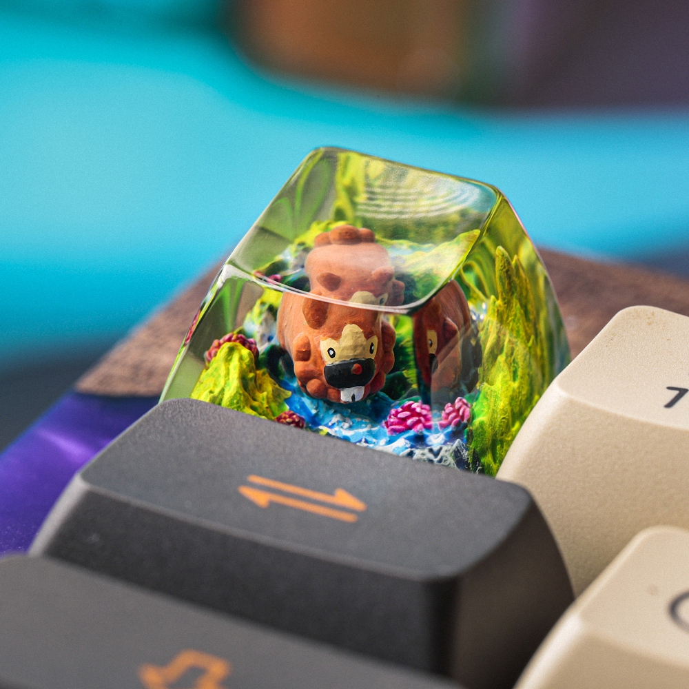 Pokemon - Bidoff Artisan Keycap Breakwooden 3