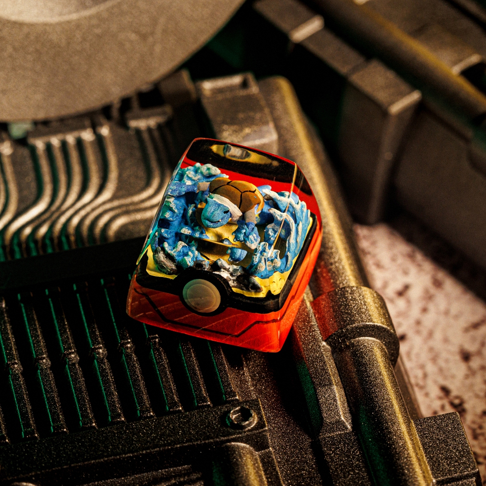 Pokemon - Blastoise Artisan Keycap Breakwooden 2