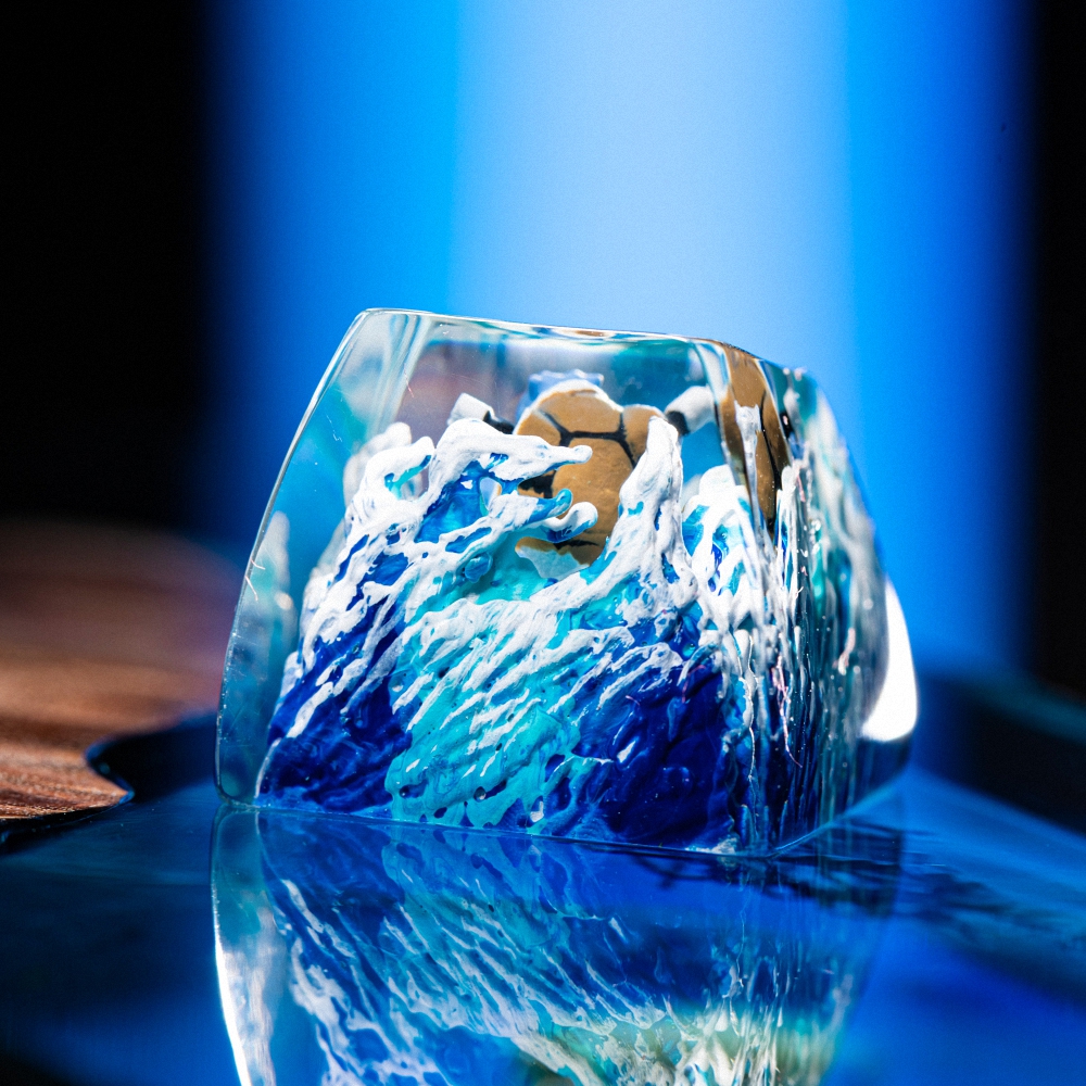 Pokemon - Blastoise Artisan Keycap Breakwooden 7
