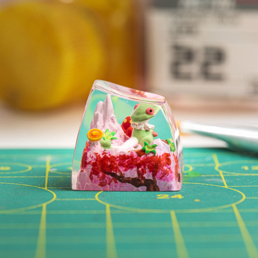 Pokemon - Breloom Cherry Blossom Artisan Keycap Breakwooden