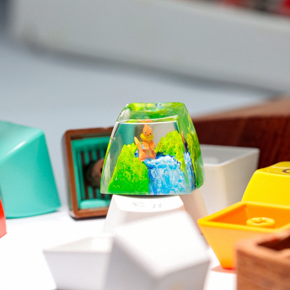 Pokemon - Buizel Artisan Keycap Breakwooden 2