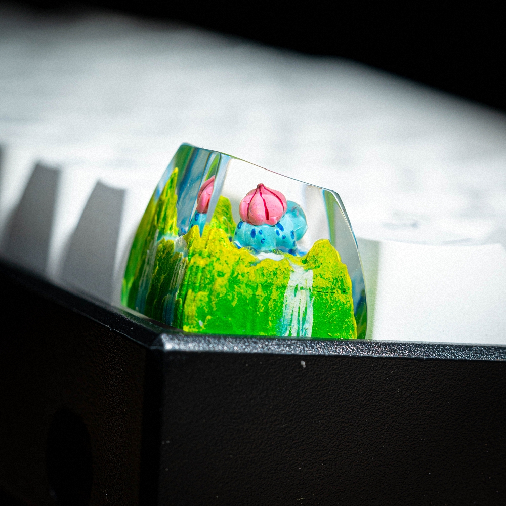 Pokemon - Bulbasaur Artisan Keycap Breakwooden 11