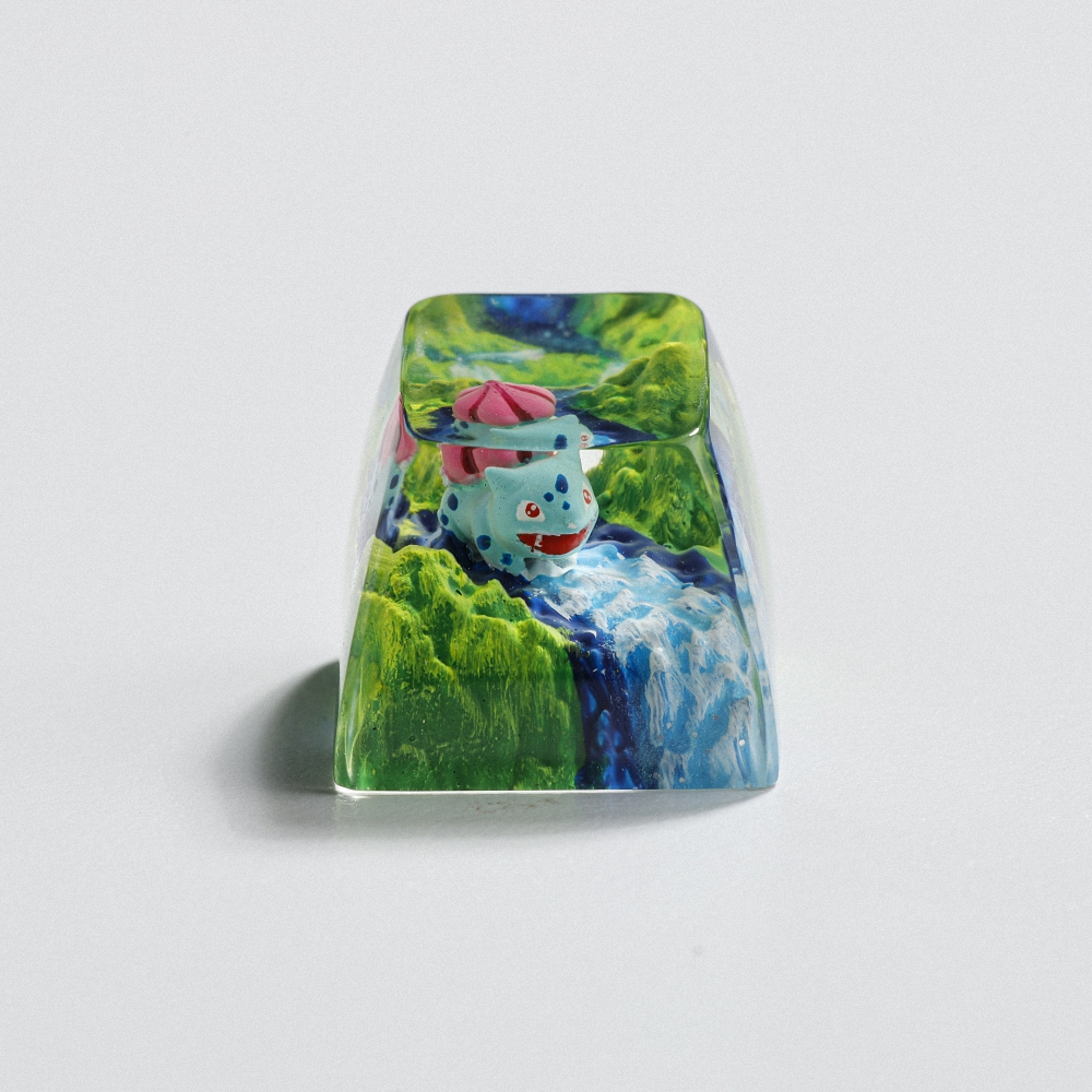 Pokemon - Bulbasaur Artisan Keycap Breakwooden 13