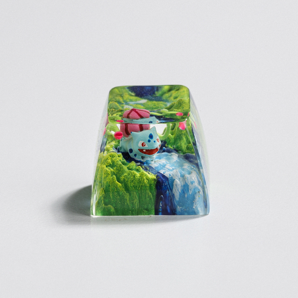 Pokemon - Bulbasaur Artisan Keycap Breakwooden 13