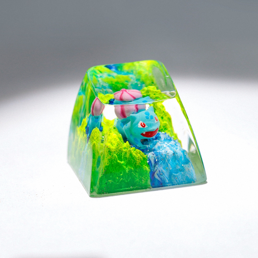 Pokemon - Bulbasaur Artisan Keycap Breakwooden 3