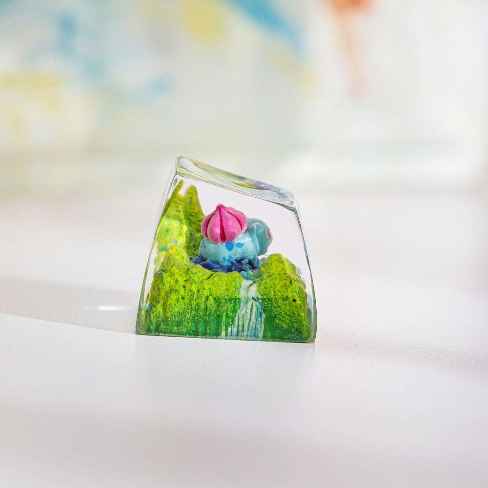 Pokemon - Bulbasaur Artisan Keycap Breakwooden 4