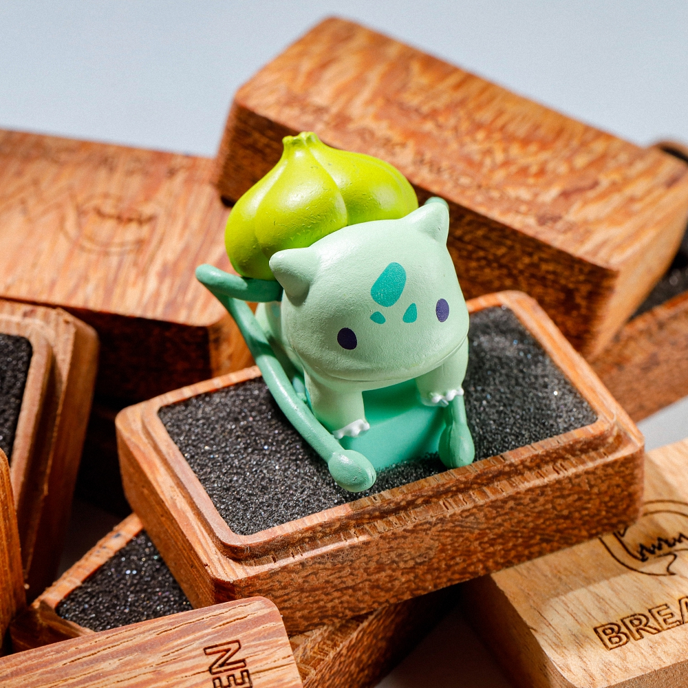 Pokemon - Bulbasaur Artisan Keycap Breakwooden 7