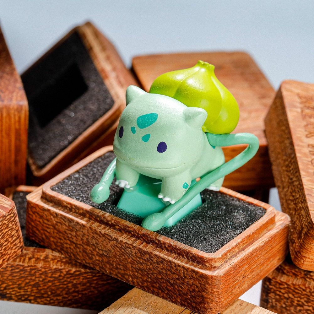Pokemon - Bulbasaur Artisan Keycap Breakwooden 7