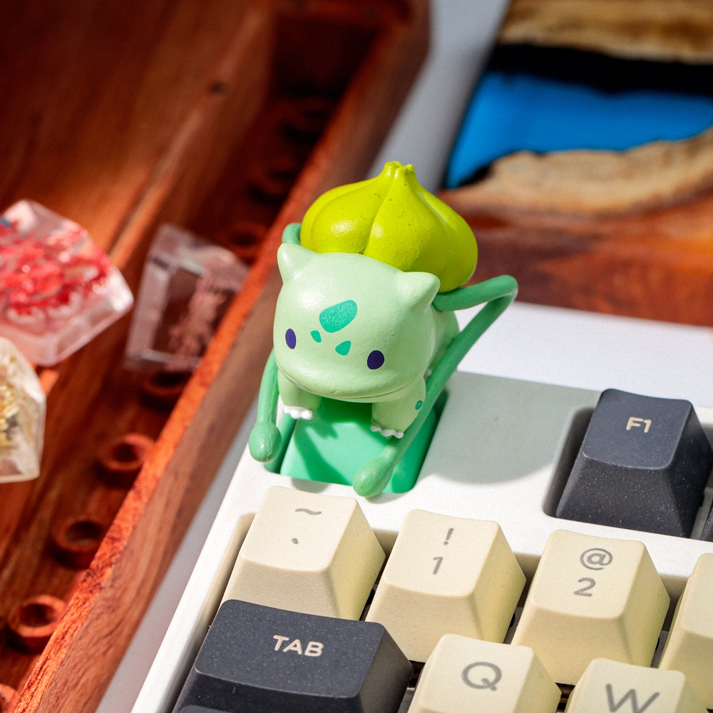Pokemon - Bulbasaur Artisan Keycap Breakwooden 7
