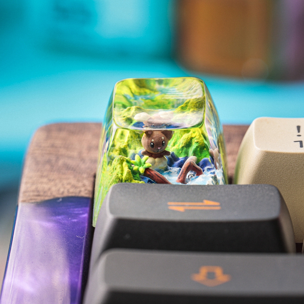 Pokemon - Buneary Artisan Keycap Breakwooden