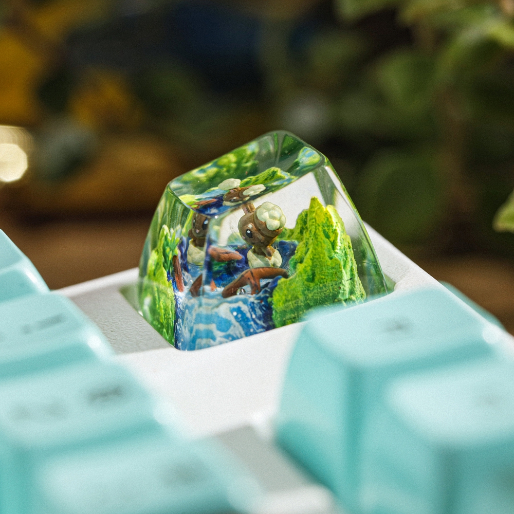 Pokemon - Buneary Artisan Keycap Breakwooden