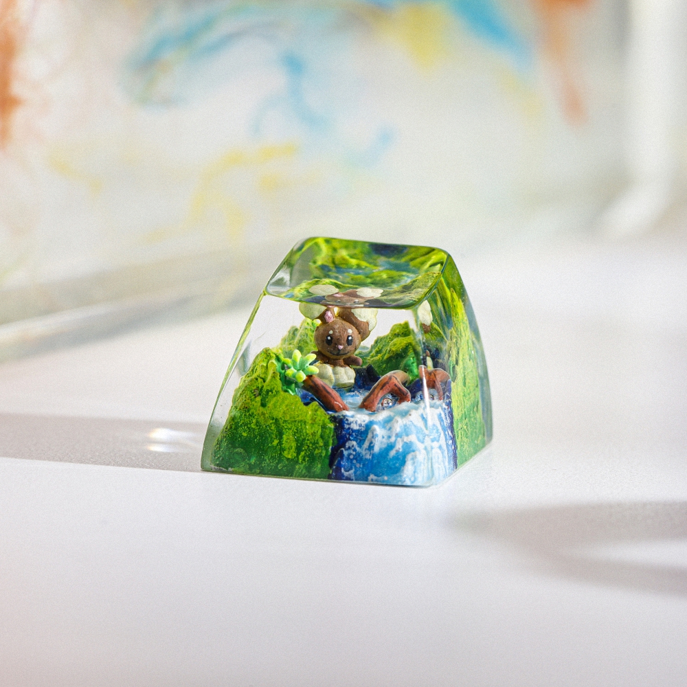 Pokemon - Buneary Artisan Keycap Breakwooden 4
