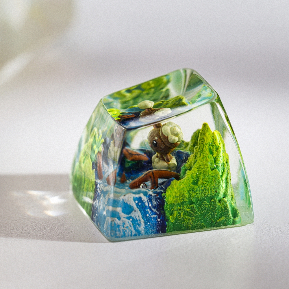 Pokemon - Buneary Artisan Keycap Breakwooden 4