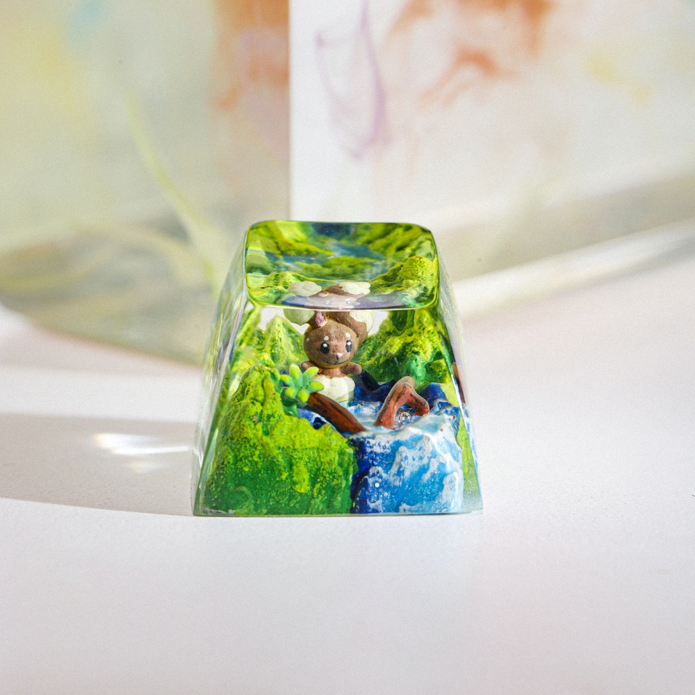 Pokemon - Buneary Artisan Keycap Breakwooden 4