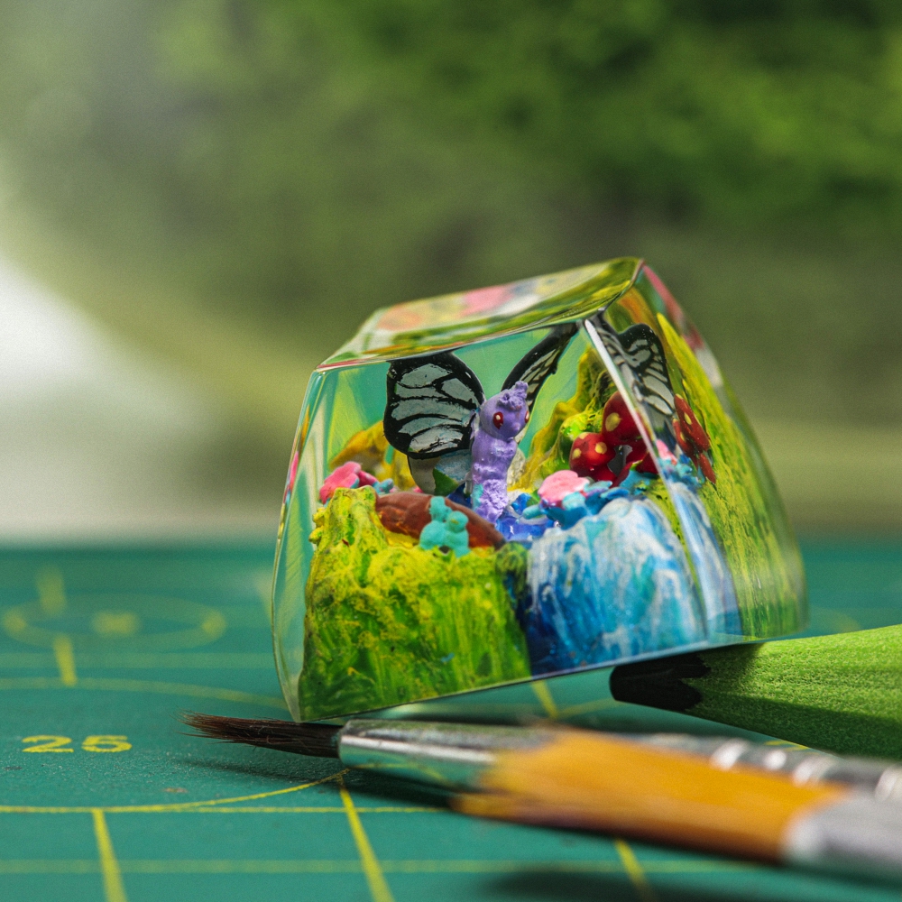 Pokemon - Butterfree Artisan Keycap Breakwooden 4