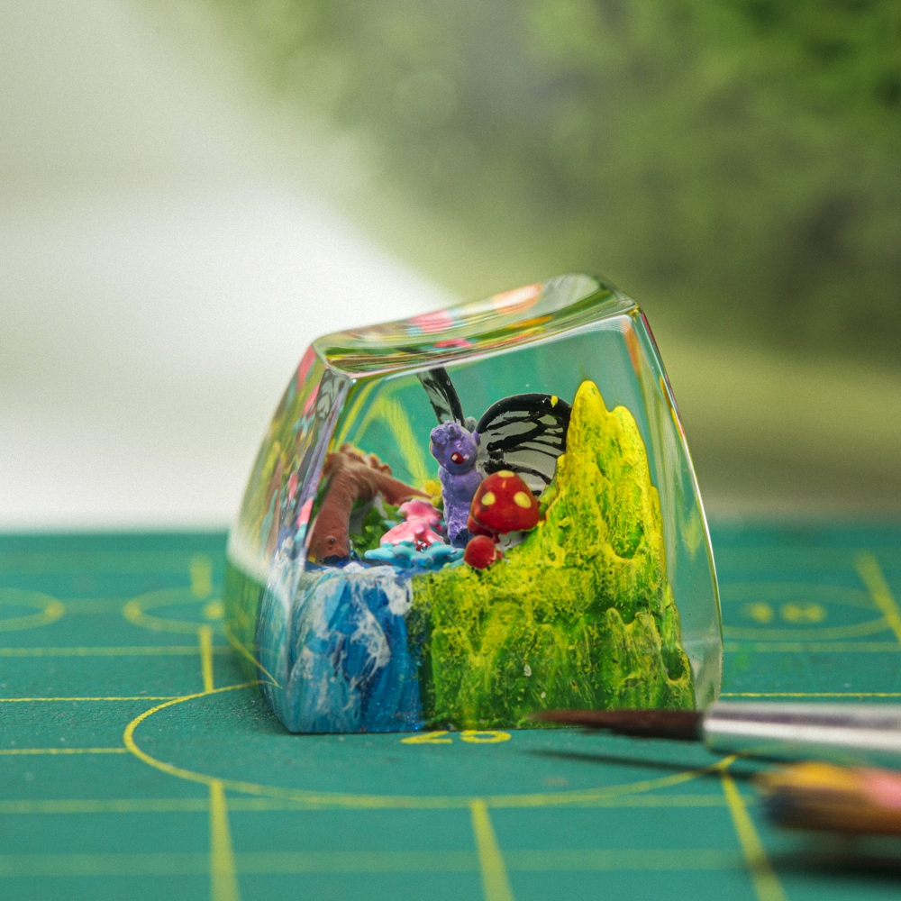 Pokemon - Butterfree Artisan Keycap Breakwooden 4