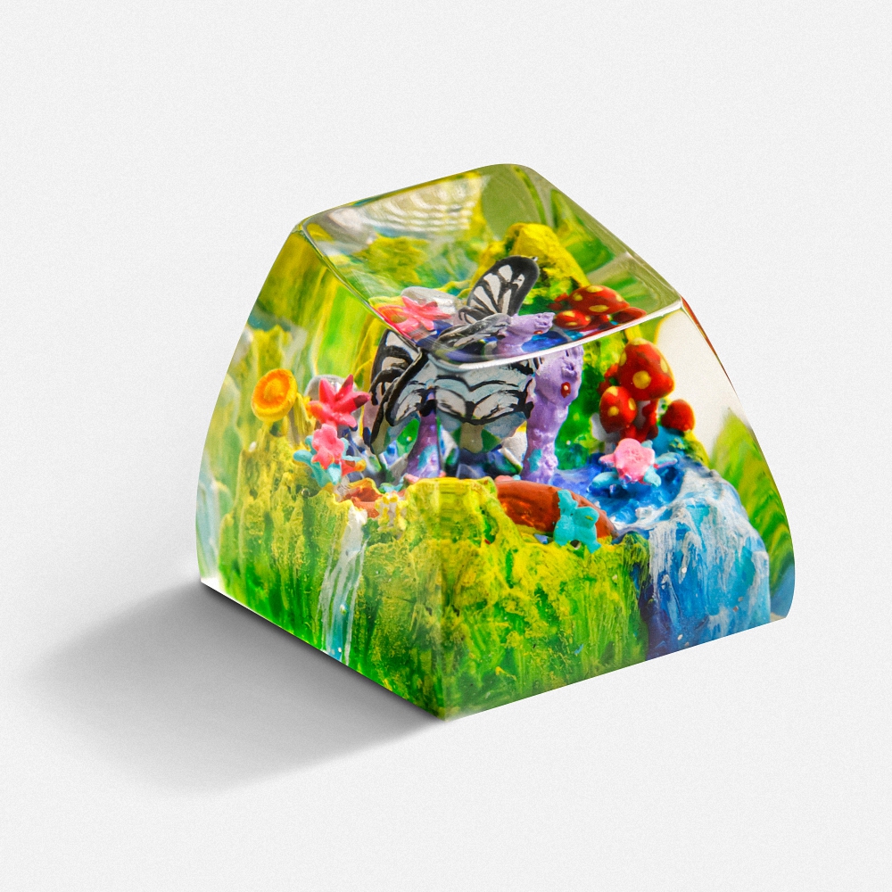 Pokemon - Butterfree Artisan Keycap Breakwooden 5