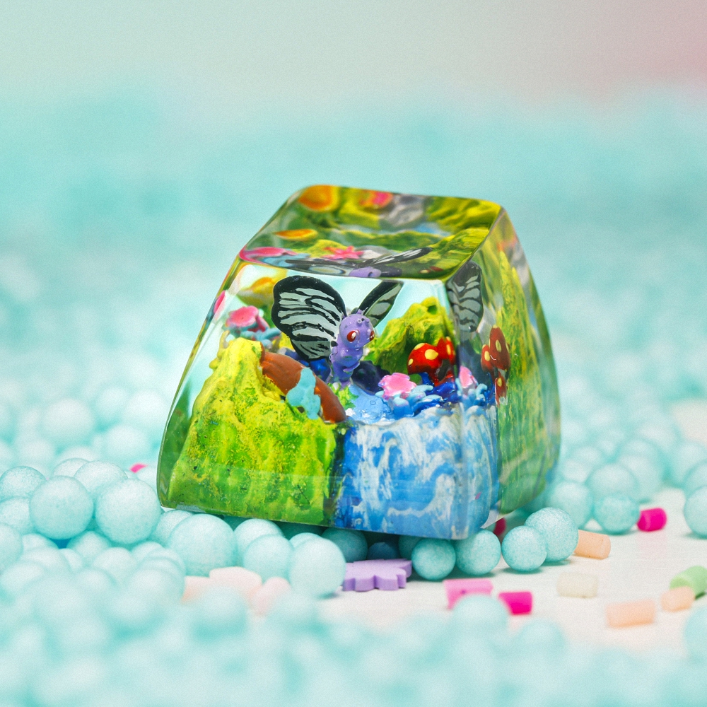 Pokemon - Butterfree Artisan Keycap Breakwooden 5