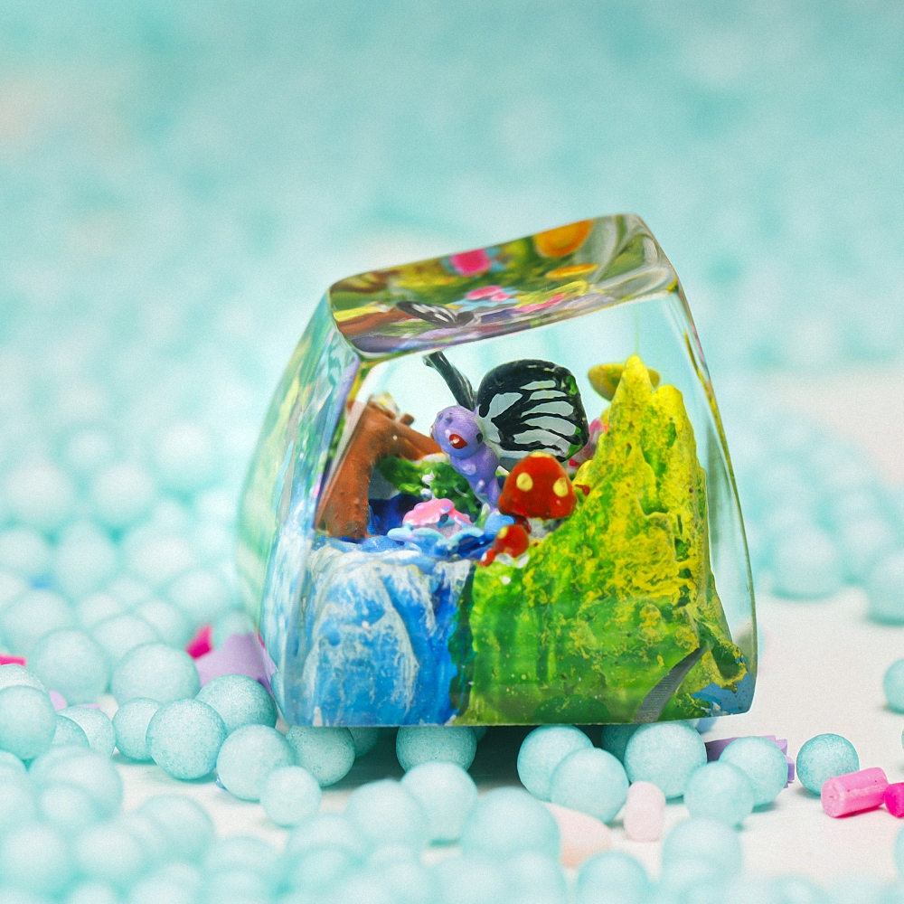 Pokemon - Butterfree Artisan Keycap Breakwooden 5