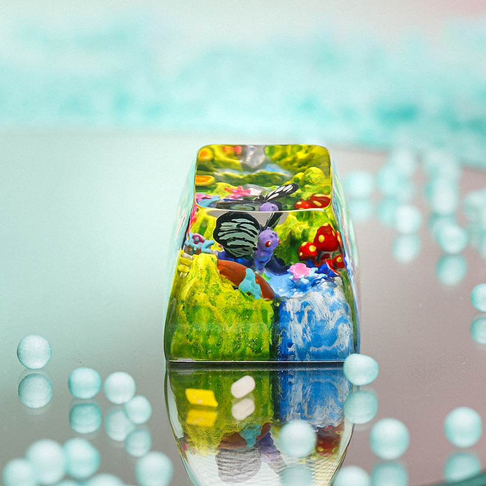 Pokemon - Butterfree Artisan Keycap Breakwooden 5