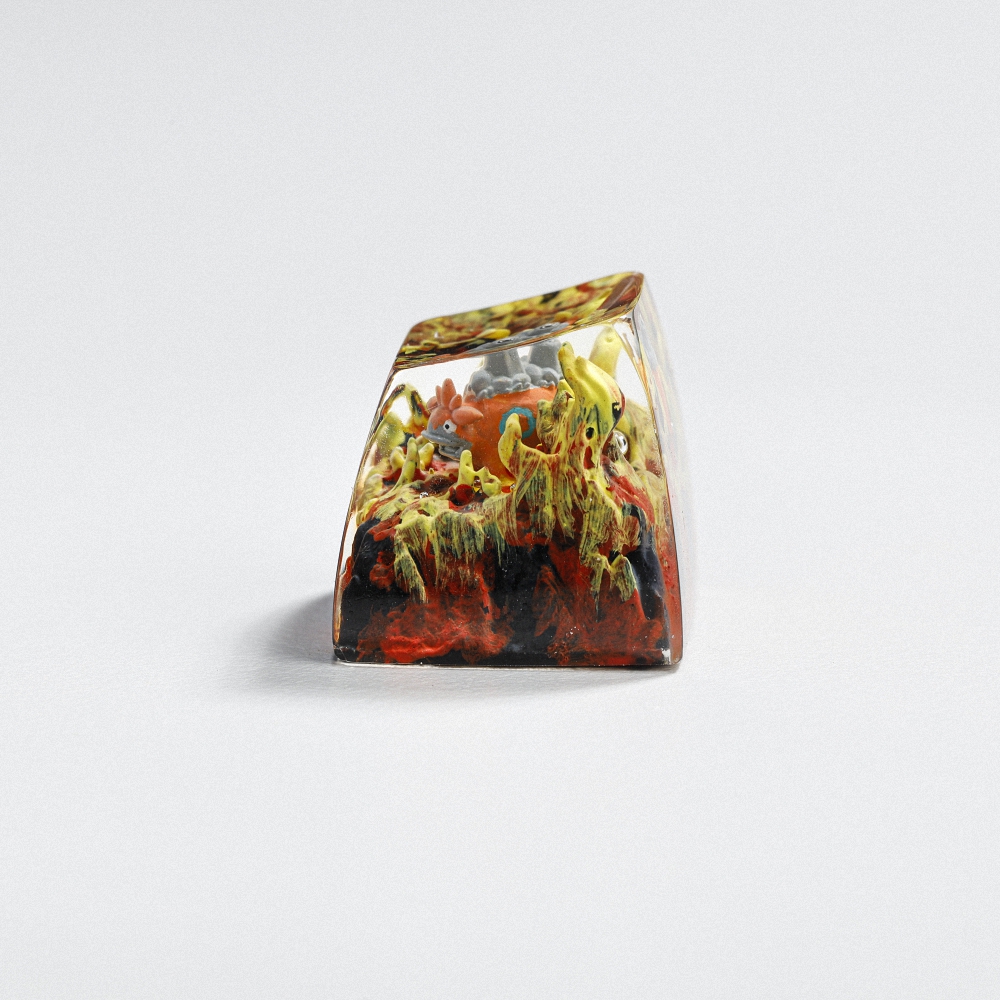 Pokemon - Camerupt Artisan Keycap Breakwooden