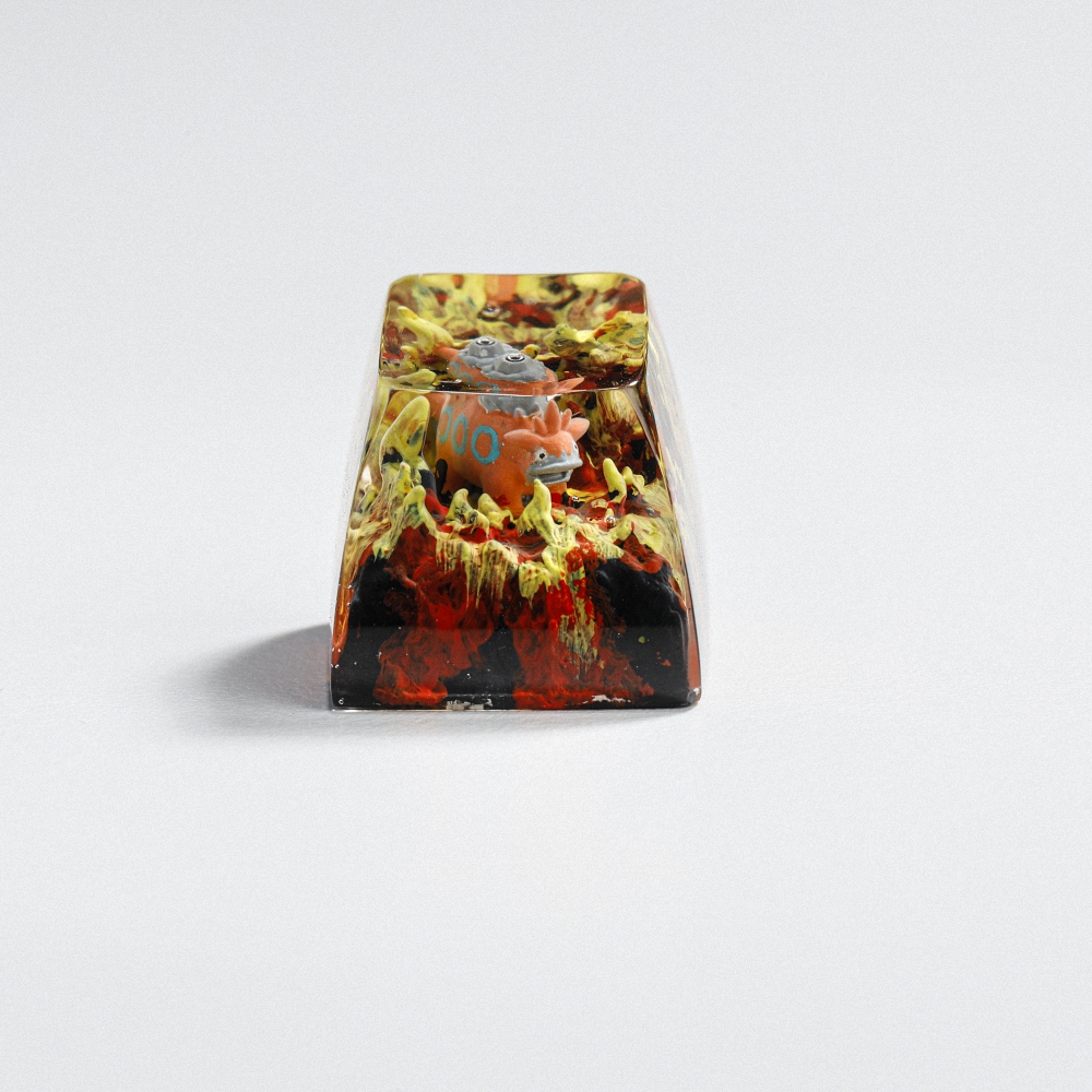 Pokemon - Camerupt Artisan Keycap Breakwooden