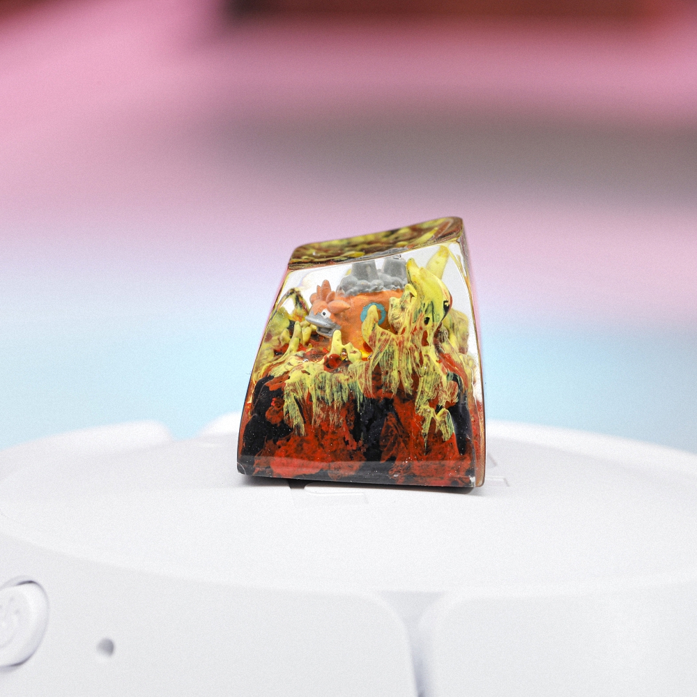 Pokemon - Camerupt Artisan Keycap Breakwooden
