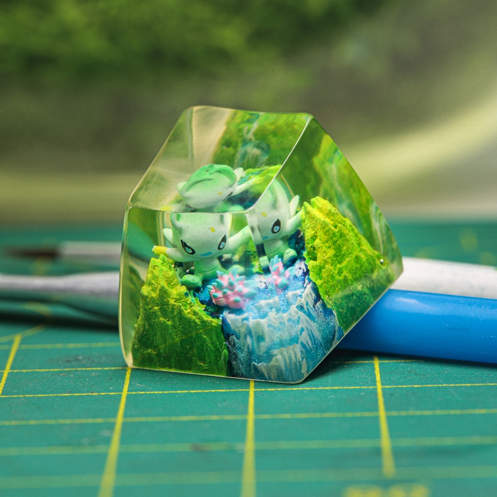Pokemon - Celebi Artisan Keycap Breakwooden 2