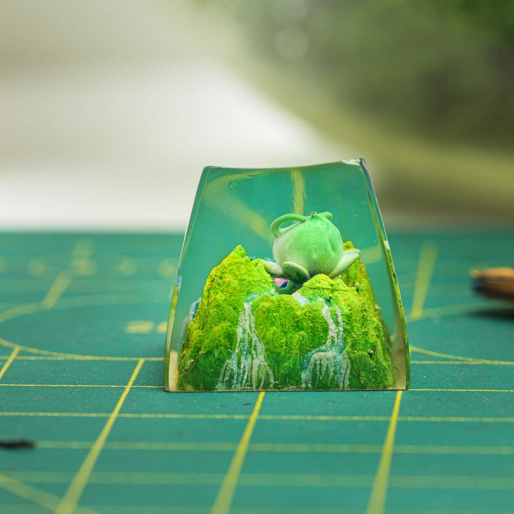 Pokemon - Celebi Artisan Keycap Breakwooden 2