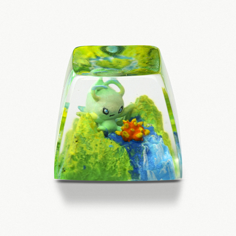 Pokemon - Celebi Artisan Keycap Breakwooden 3