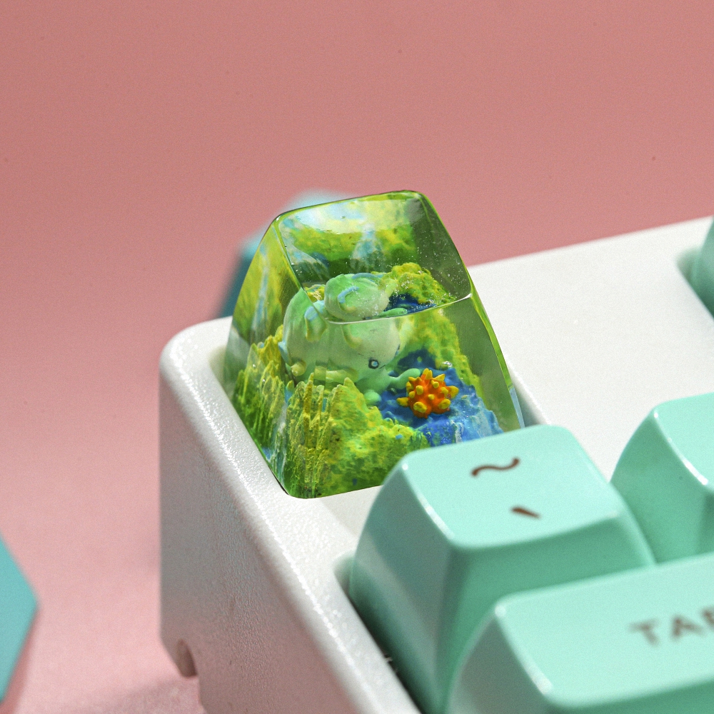Pokemon - Celebi Artisan Keycap Breakwooden 4