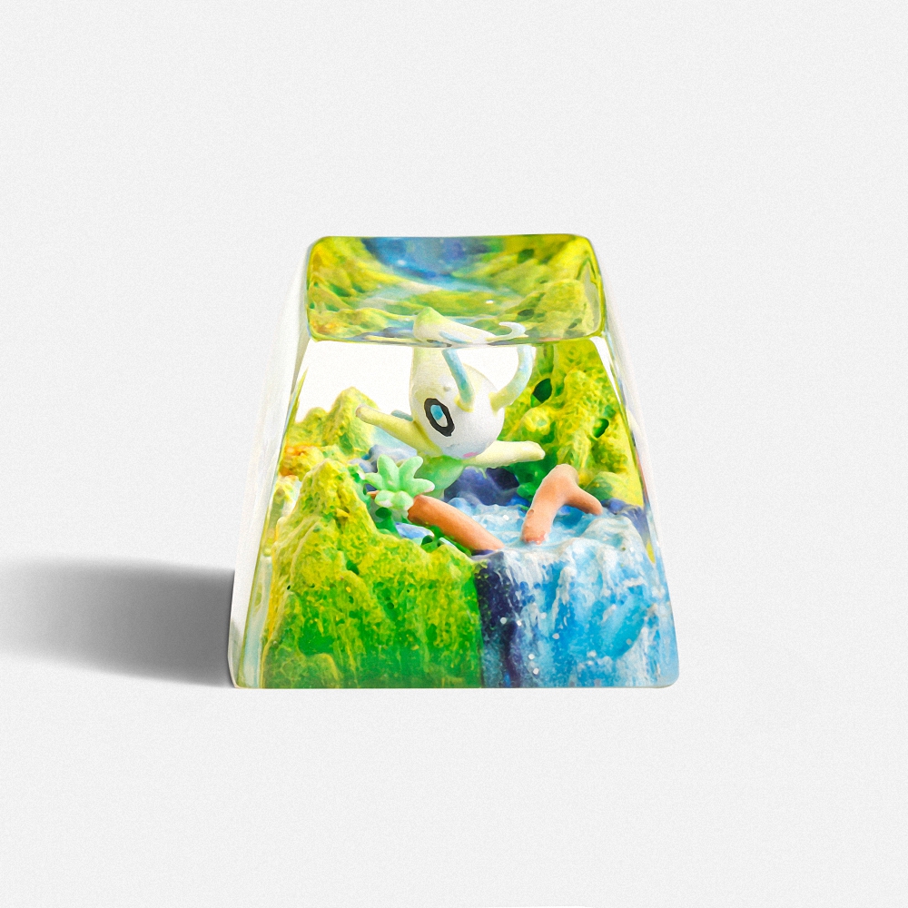 Pokemon - Celebi Artisan Keycap Breakwooden 5