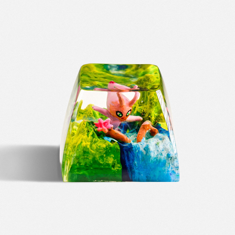 Pokemon - Celebi Artisan Keycap Breakwooden 5