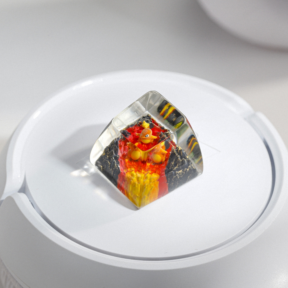 Pokemon - Chamander Artisan Keycap Breakwooden 10
