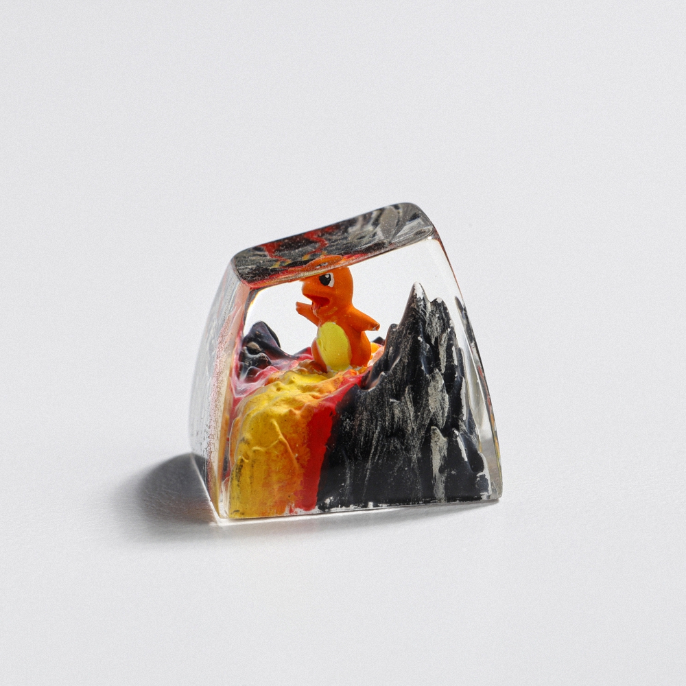 Pokemon - Chamander Artisan Keycap Breakwooden 10