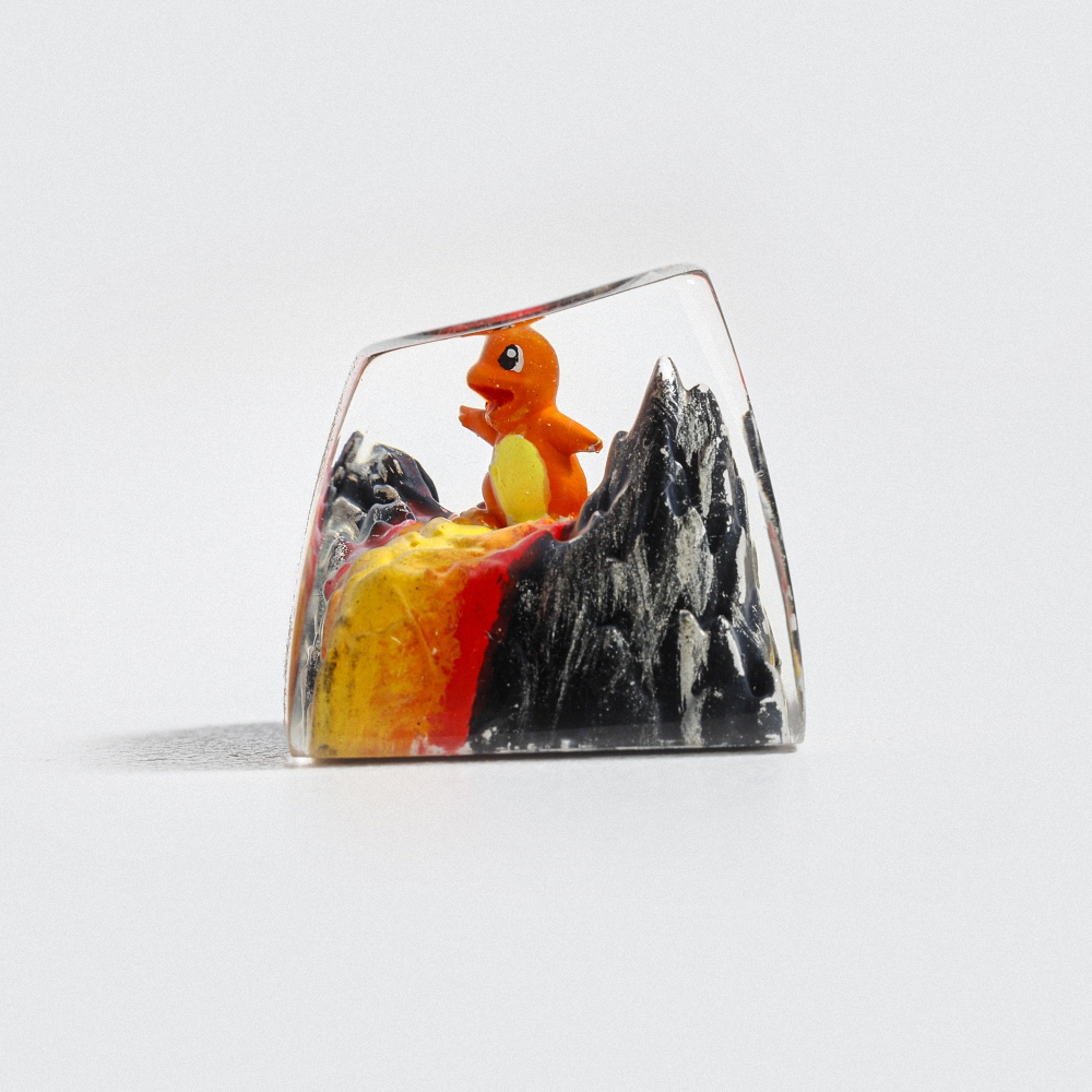 Pokemon - Chamander Artisan Keycap Breakwooden 10