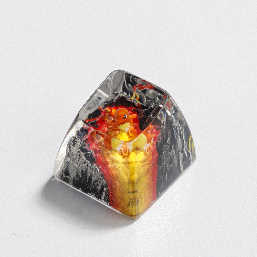 Pokemon - Chamander Artisan Keycap Breakwooden 10
