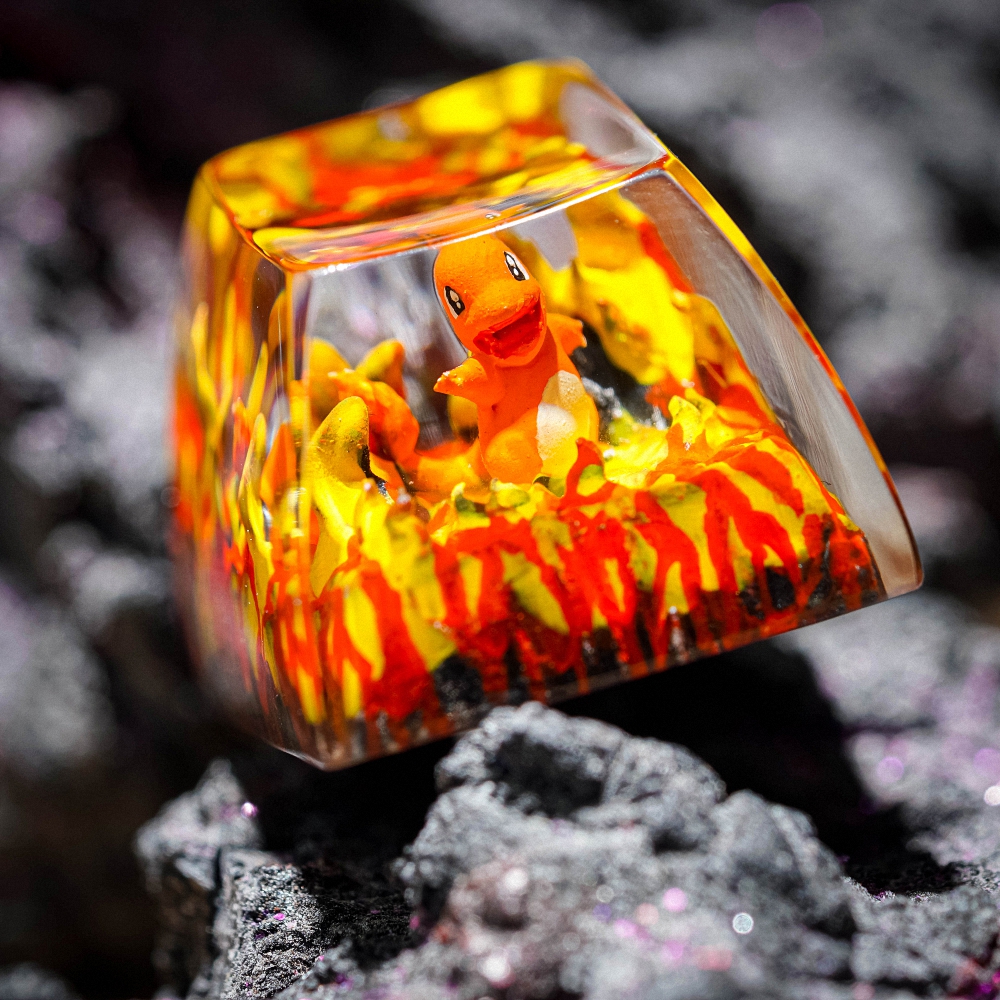 Pokemon - Chamander Artisan Keycap Breakwooden 4