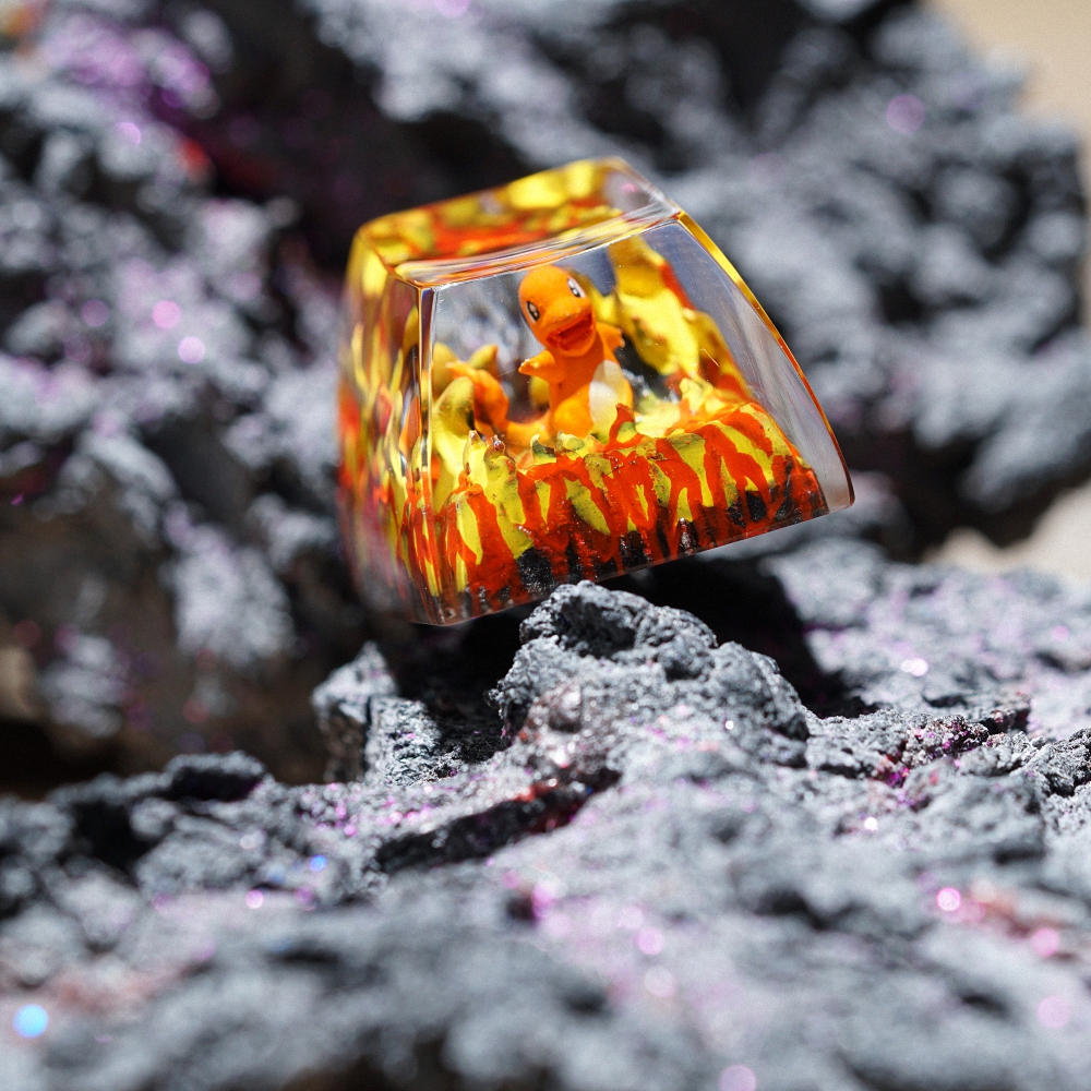 Pokemon - Chamander Artisan Keycap Breakwooden 4