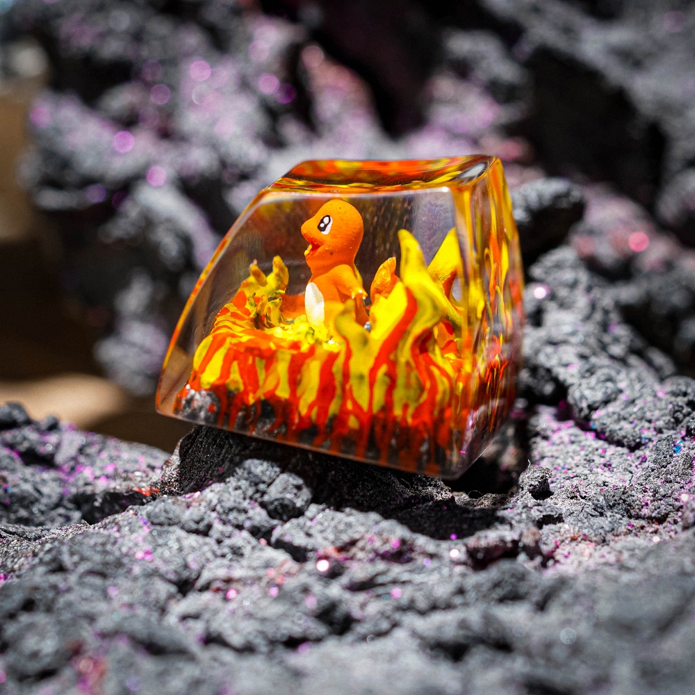 Pokemon - Chamander Artisan Keycap Breakwooden 4