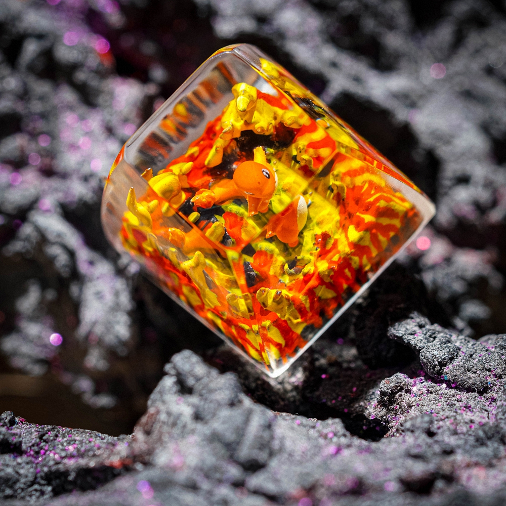 Pokemon - Chamander Artisan Keycap Breakwooden 4